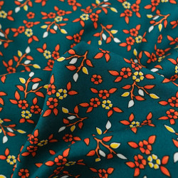 Viscose Poésie Emeraude - Maison Klem