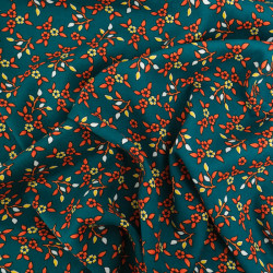 Viscose Poésie Emeraude - Maison Klem