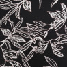 Viscose Flores Noir - Maison Klem