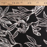 Viscose Flores Noir - Maison Klem