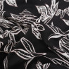 Viscose Flores Noir - Maison Klem