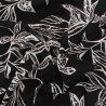Viscose Flores Noir - Maison Klem