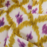 Viscose Ethnique Violet et Curry - Maison Klem