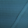 Petroleum Waffle Fabric - Maison Klem