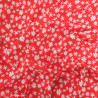Viscose Rouge Petites Marguerites - Maison Klem