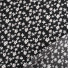 Viscose Noire Petites Marguerites - Maison Klem