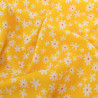 Viscose Jaunes Petites Marguerites - Maison Klem