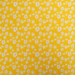 Viscose Jaunes Petites Marguerites - Maison Klem