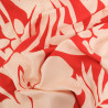Viscose Hawaï Brique et Crème - Maison Klem