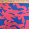 Viscose Hawaï Bleu Electrique Pink - Maison Klem