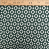 Viscose Géométrique Vert Bouteille - Maison Klem