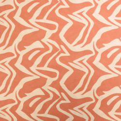 Viscose Terra Motif Zébré Beige - Maison Klem