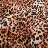 Viscose Imprimé Léopard Fauve - Maison Klem