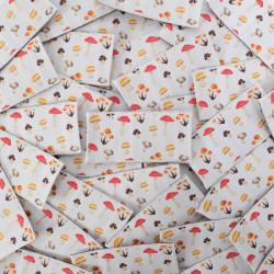 Etiquette à Coudre Champignons - Maison Klem