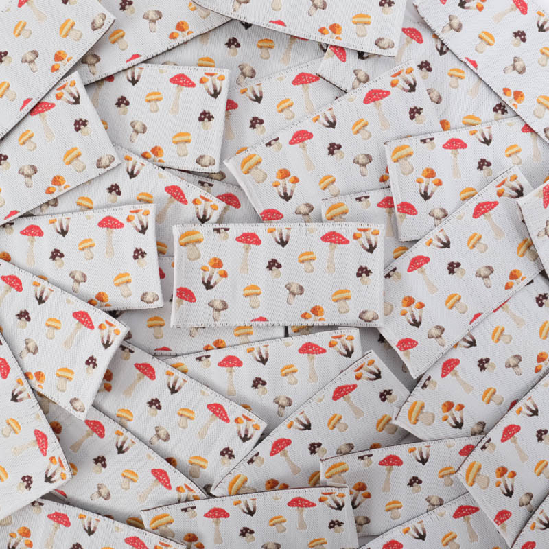 Etiquette à Coudre Champignons - Maison Klem