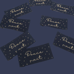 Etiquette à Coudre Douce Nuit - Maison Klem