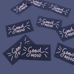 Etiquette à Coudre Good Mood - Maison Klem