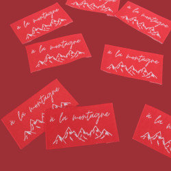 Etiquette à Coudre à la Montagne - Maison Klem