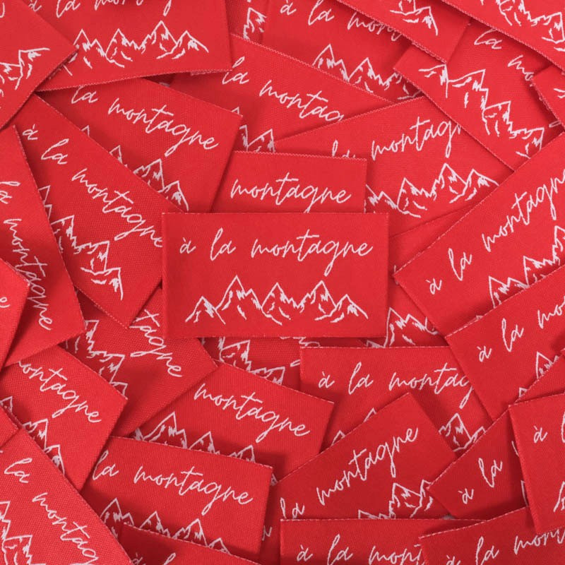 Etiquette à Coudre à la Montagne - Maison Klem