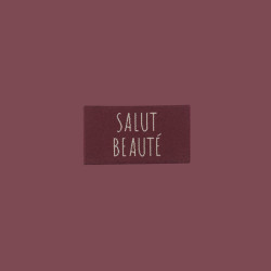 Etiquette à Coudre Salut Beauté - Maison Klem