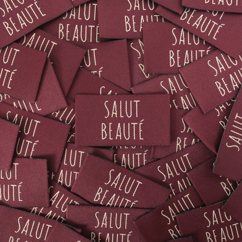 Etiquette à Coudre Salut Beauté - Maison Klem