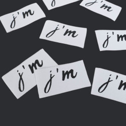 Etiquette à Coudre J'M - Maison Klem