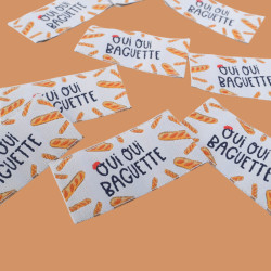 Etiquette à Coudre Oui Oui Baguette - Maison Klem
