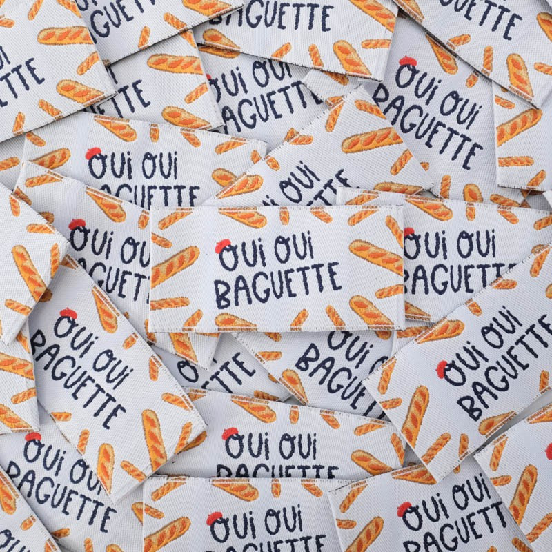 Etiquette à Coudre Oui Oui Baguette - Maison Klem