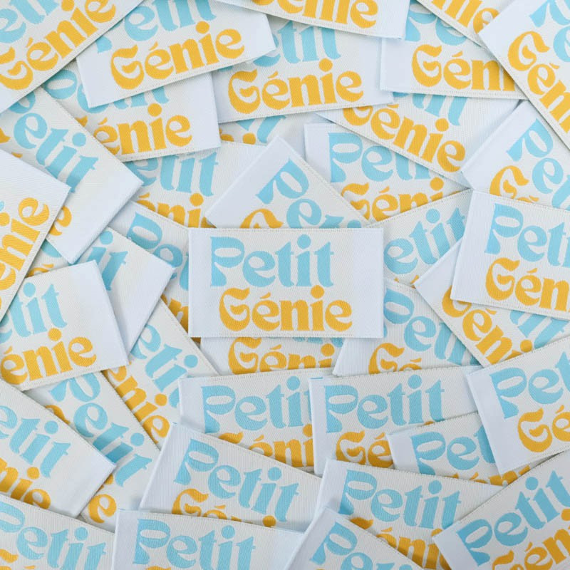 Etiquette à Coudre Petit Génie - Maison Klem