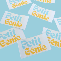 Etiquette à Coudre Petit Génie - Maison Klem