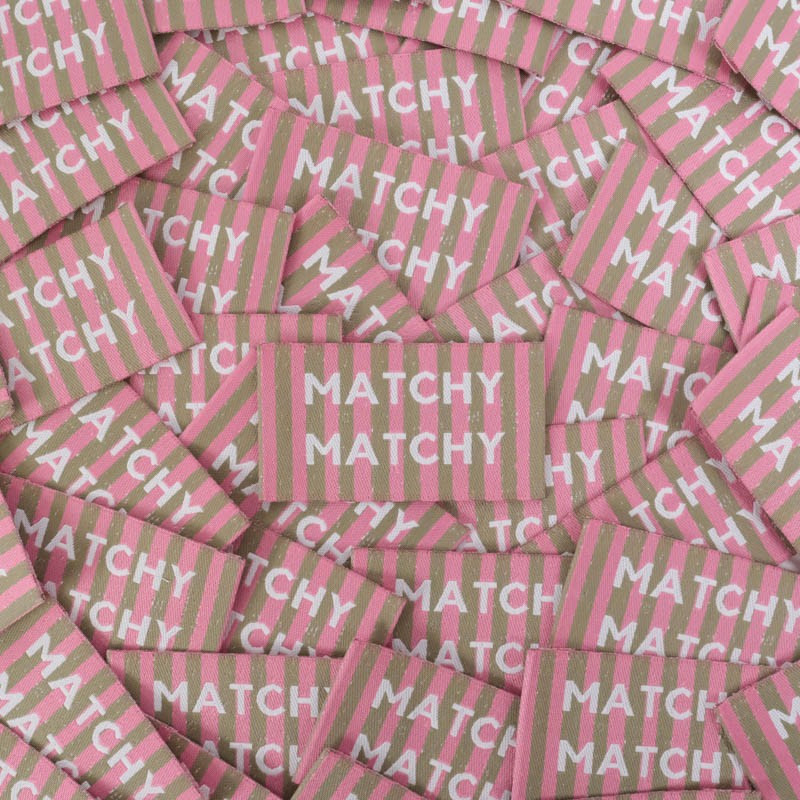 Etiquette à Coudre Matchy Matchy  1 - Maison Klem