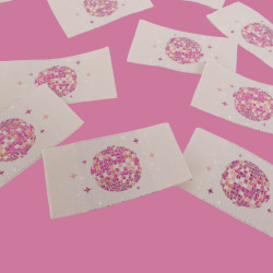 Etiquette à Coudre Boule à Facettes - Maison Klem