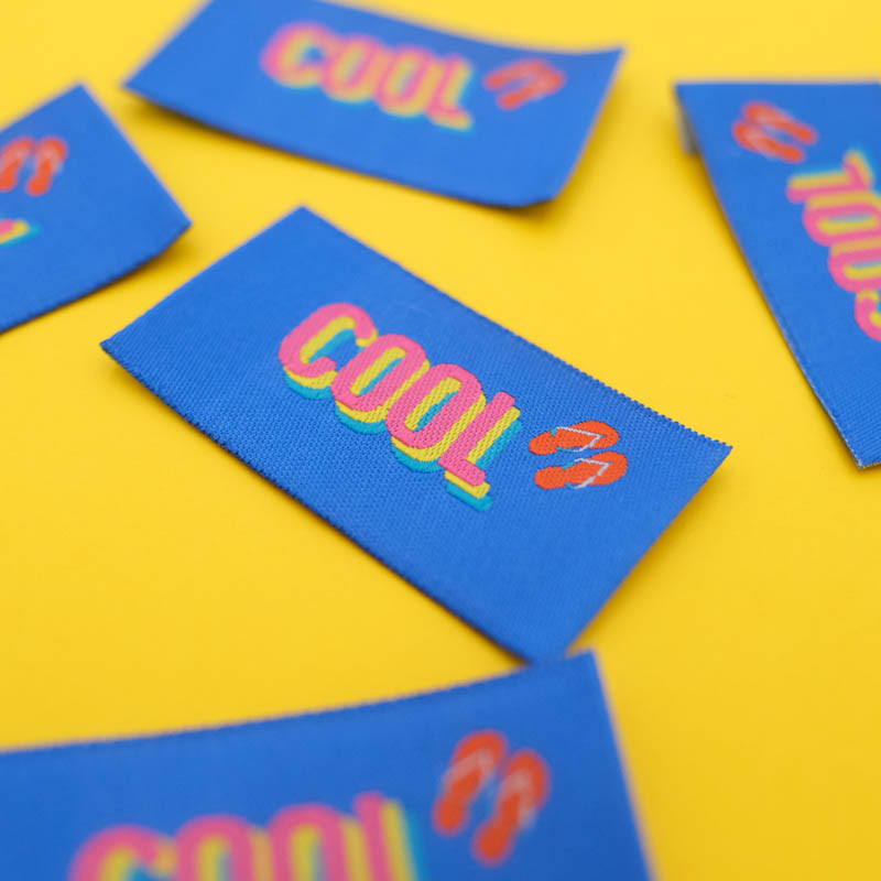 Etiquette tissu Cool - Maison Klem