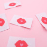 Etiquette à coudre Baiser Rouge - Maison Klem
