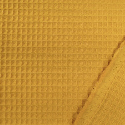 Mustard Waffle Fabric - Maison Klem