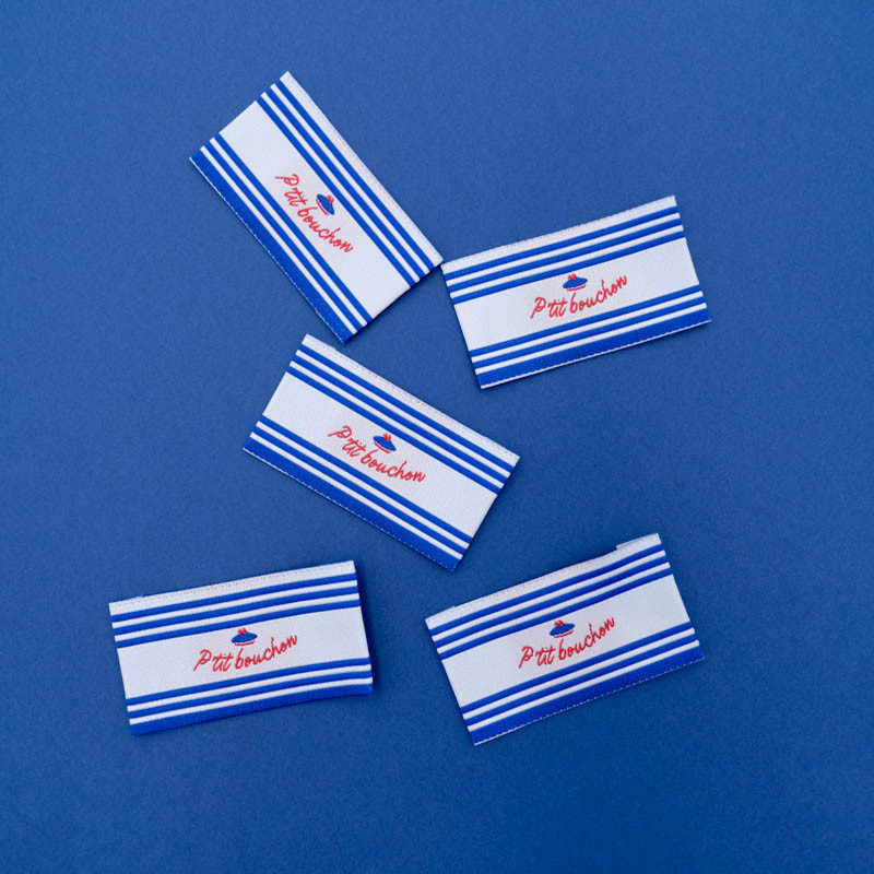 Etiquette Vêtement P'tit Bouchon Navy - Maison Klem