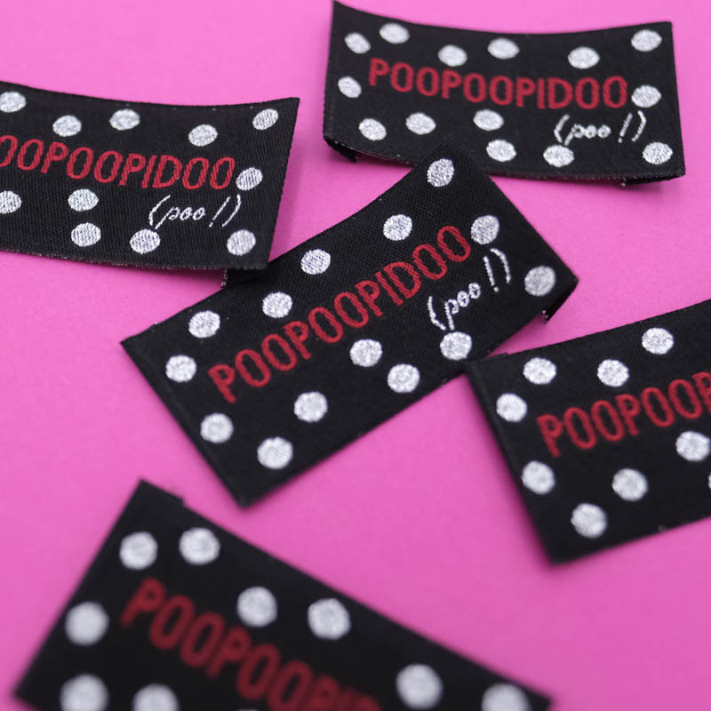 Etiquette à Coudre Poopoopidoo - Maison Klem