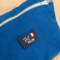 Etiquette tissu Fait Main - Maison Klem