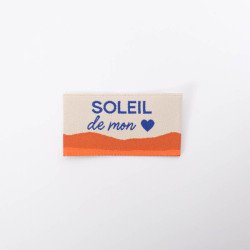 Etiquette à coudre Soleil de Mon Coeur - Maison Klem