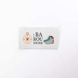 Etiquette à coudre Baroudeuse - Maison Klem