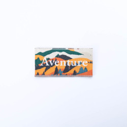 Etiquette tissée Aventure - Maison Klem