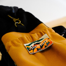 Etiquette tissée Aventure - Maison Klem