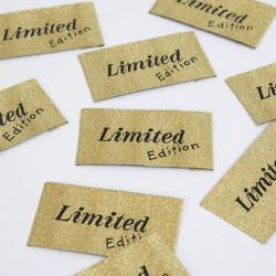 Etiquette à coudre Limited Edition Doré - Maison Klem
