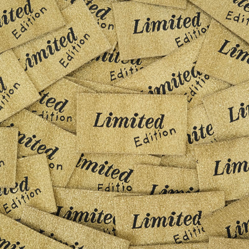 Etiquette à coudre Limited Edition Doré - Maison Klem