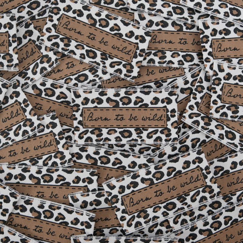 Etiquette Tissée Born To Be Wild - Maison Klem