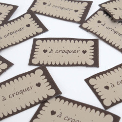 Etiquette à Coudre à Croquer - Maison Klem