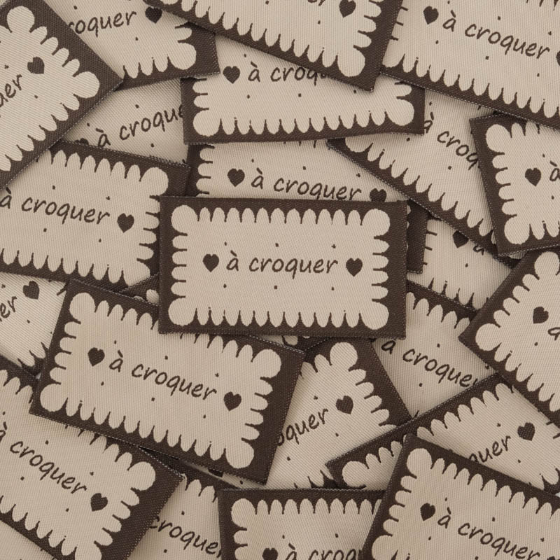 Etiquette à coudre à Croquer - Maison Klem