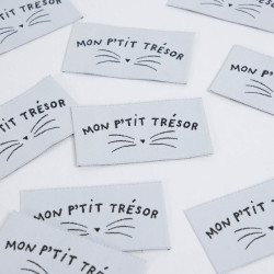 Etiquette à Coudre Mon P'tit Trésor - Maison Klem