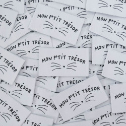 Etiquette à coudre Mon P'tit Trésor - Maison Klem
