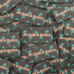 Etiquette à coudre Chill & Relax - Maison Klem